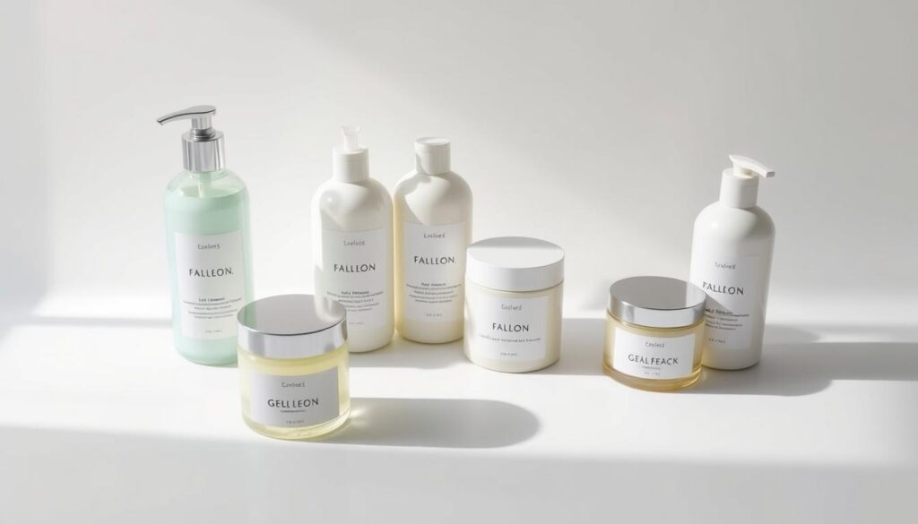 A minimalist still life arrangement showcasing an assortment of lightweight, gel-based and creamy summer body lotions. The lotions are displayed on a crisp white background, casting soft shadows. The bottles and jars have a sleek, modern design with minimal labeling. The lighting is soft and diffused, creating a serene, spa-like atmosphere. The camera angle is slightly elevated, providing a clean, unobstructed view of the products. The overall mood is fresh, airy, and inviting, perfectly capturing the essence of summer skincare. A minimalist still life arrangement showcasing an assortment of lightweight, gel-based and creamy summer body lotions. The lotions are displayed on a crisp white background, casting soft shadows. The bottles and jars have a sleek, modern design with minimal labeling. The lighting is soft and diffused, creating a serene, spa-like atmosphere. The camera angle is slightly elevated, providing a clean, unobstructed view of the products. The overall mood is fresh, airy, and inviting, perfectly capturing the essence of summer skincare.